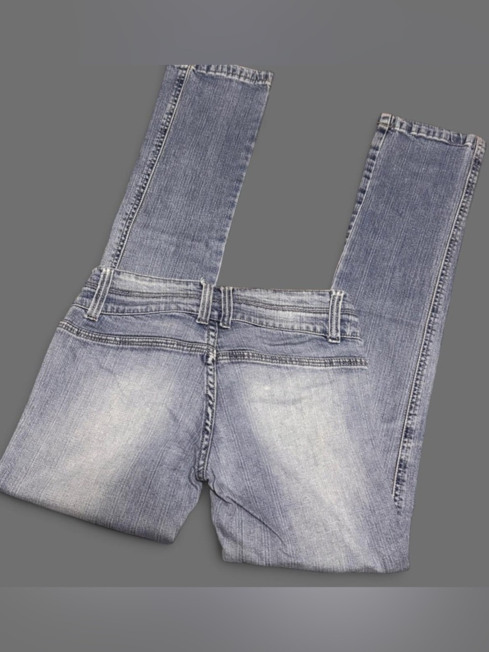 Streetwear vintage Y2K LOW RISE Skinny Jeans - Picture 3 of 8